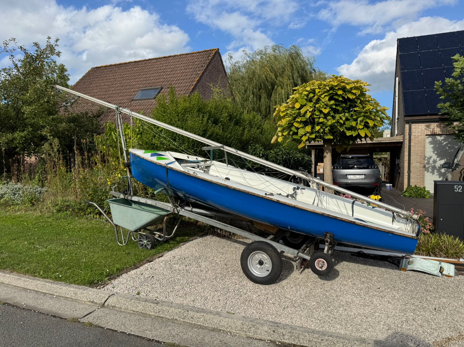 420 zeilbootje, Watersport en Boten, Ophalen, Gebruikt