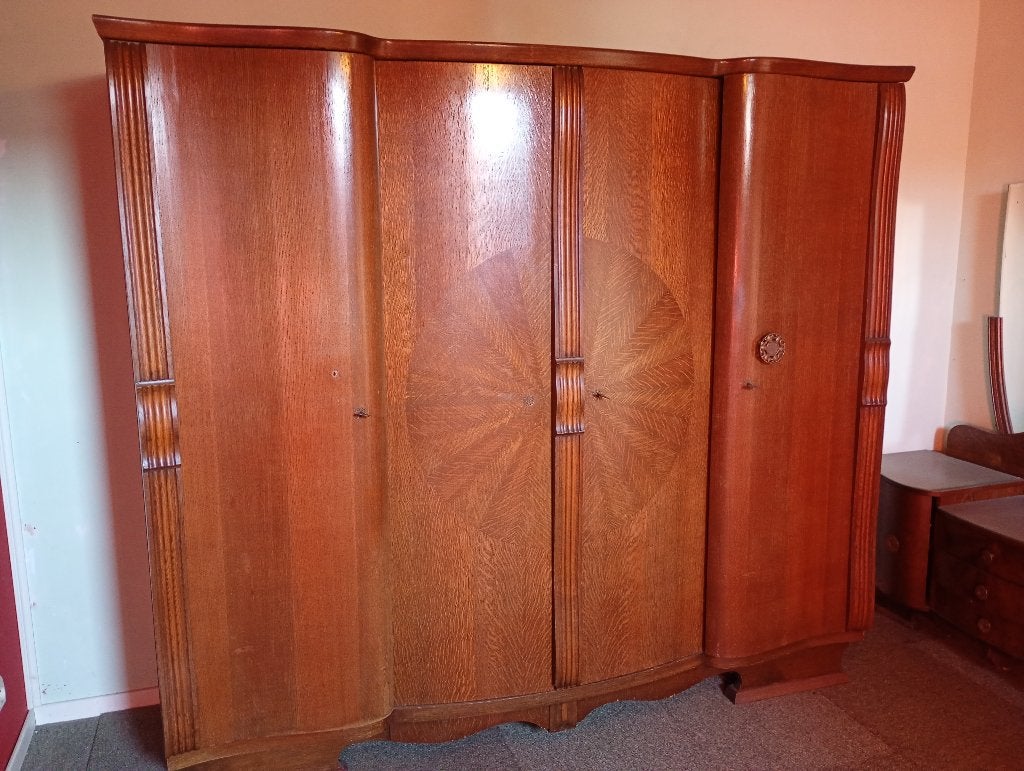 Indrukwekkende art deco slaapkamer, Huis en Inrichting, Ophalen, Gebruikt, Tweepersoons, Art deco