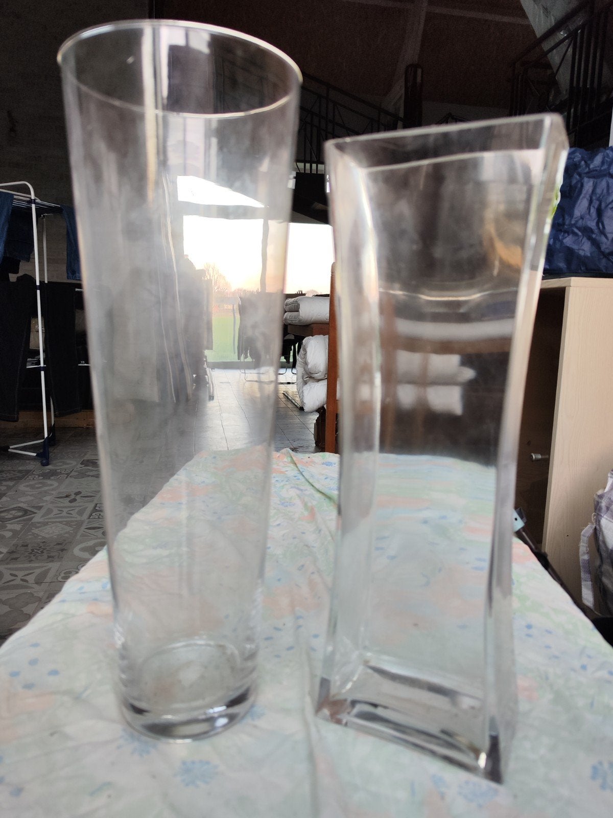 Hoge vazen, Enlèvement, Utilisé, Verre