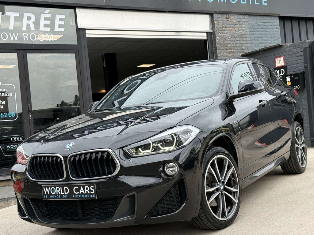 BMW X2 1.5iA sDrive18 PACK M - NAVIGATION - FRONT ASSIST - P, Cuir, Euro 6, Entreprise, Noir