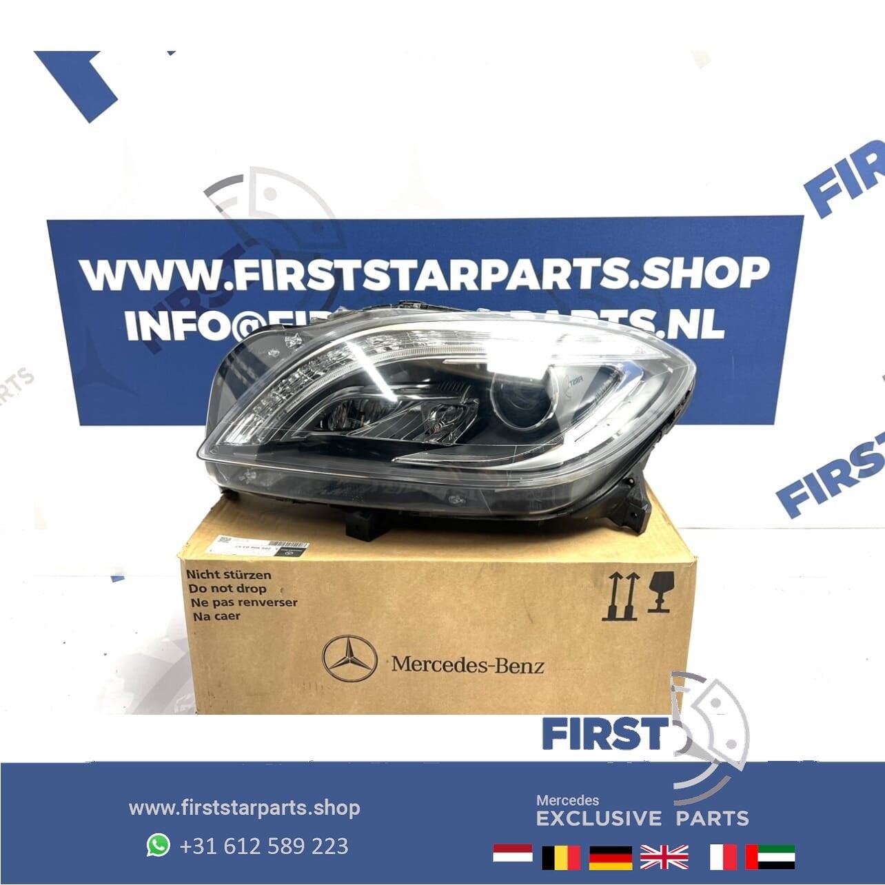 W166 ML ILS LED KOPLAMP LINKS Mercedes 2011-2015 ML63 AMG OR, Gebruikt, -, Ophalen of Verzenden, -