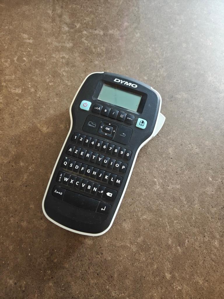 dymo labelmachine, Ophalen