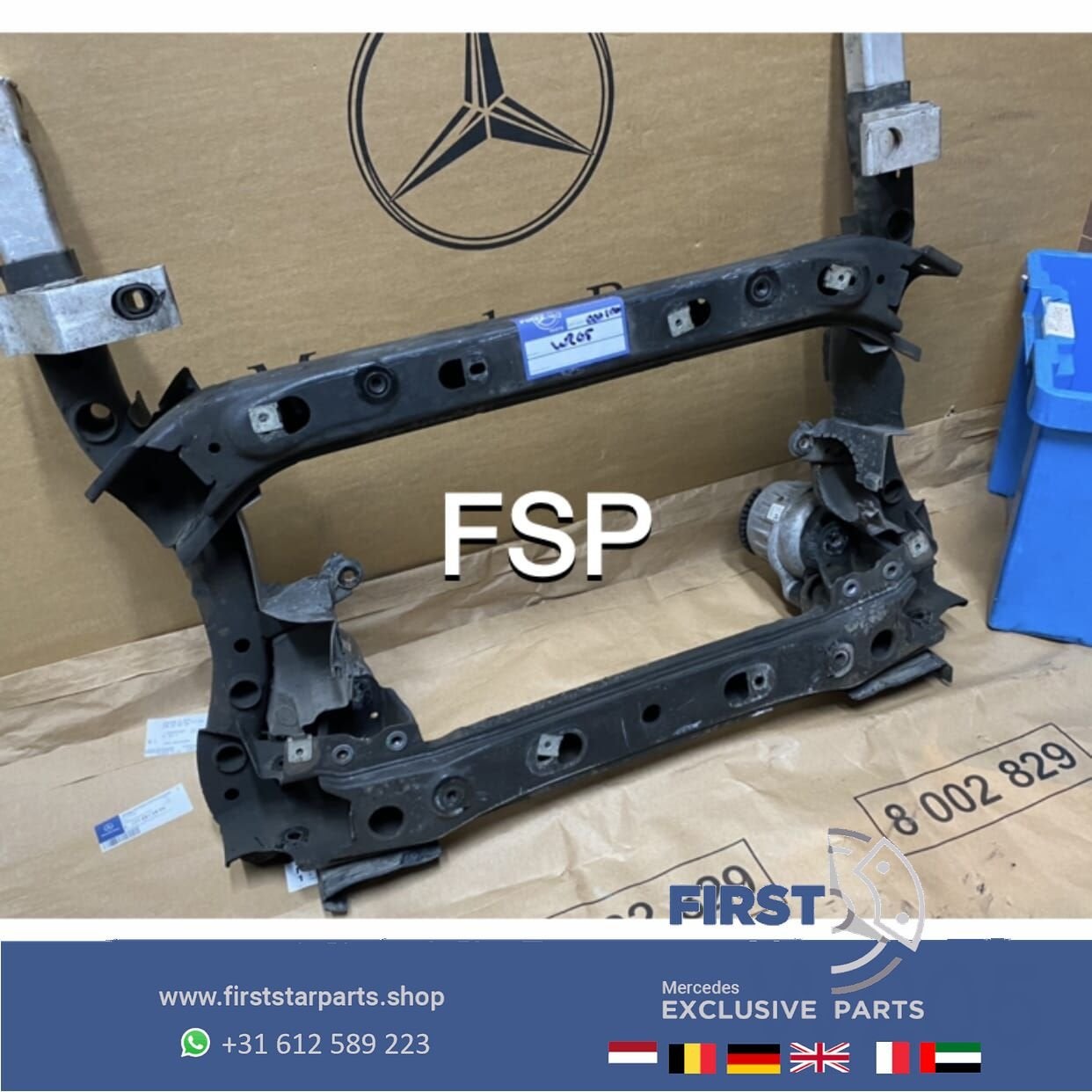 W205 S205 C205 SUBFRAME COMPLEET origineel Mercedes C Klasse, Gebruikt, -, Ophalen of Verzenden, -