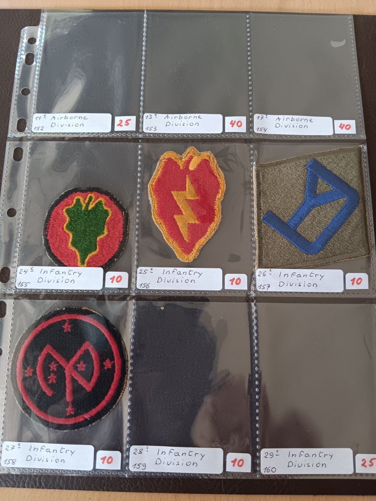 Us ww2 patches, Ophalen of Verzenden