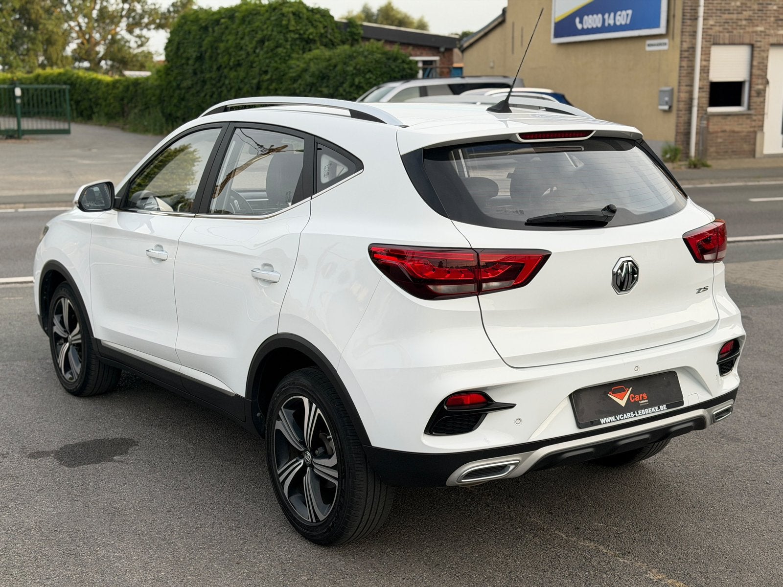 MG zs benzine navi airco 38.000Km+ keuring en garantie, Auto's, Bluetooth, ZS, Wit, Leder