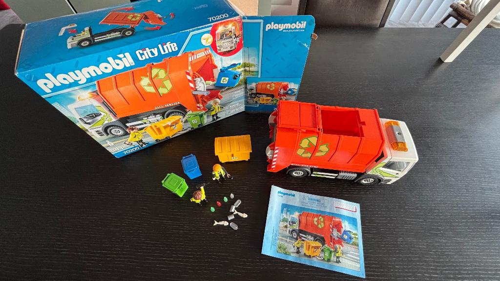 Playmobil 70200-Afval recycling truck, Kinderen en Baby's, Speelgoed | Playmobil, Ophalen, Zo goed als nieuw