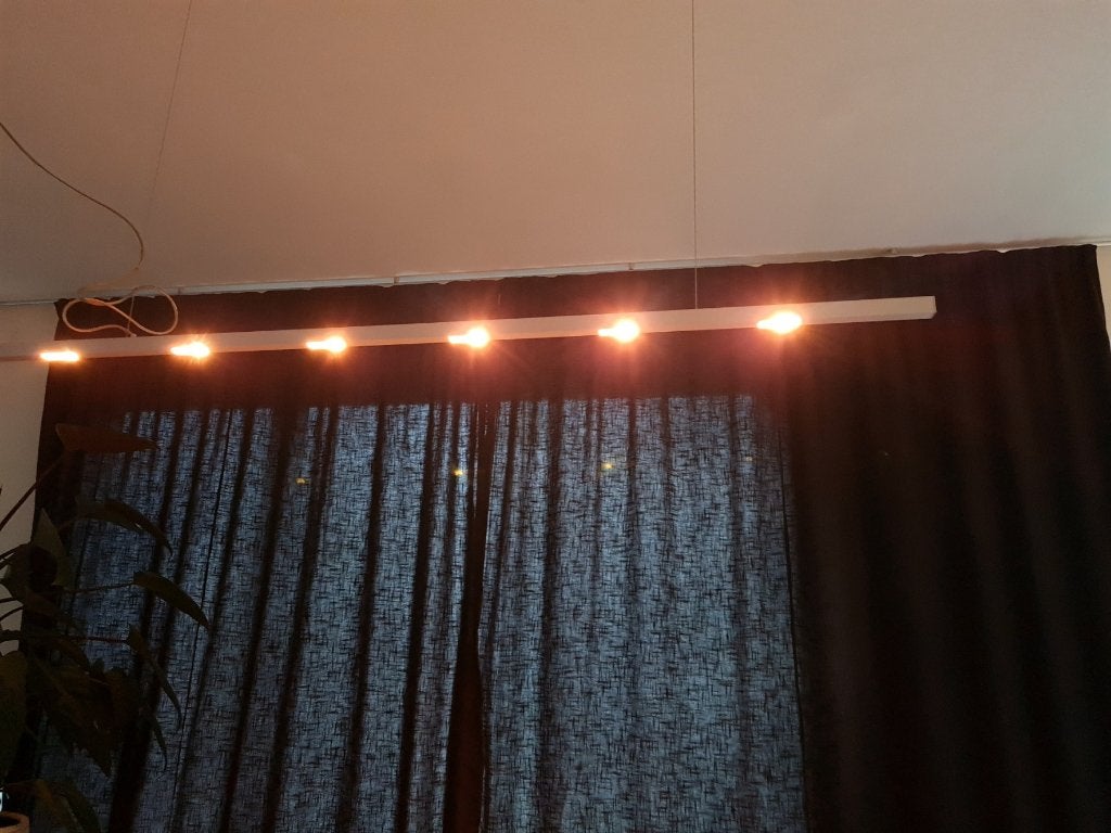 Alu design fijne verlichting armatuur, Ophalen, Gebruikt, Metaal, Modern