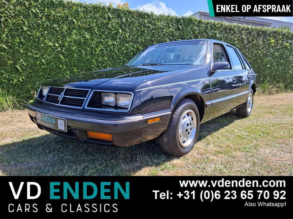 Dodge Lancer EFI Turbo - 1986 - 42ML Belastingvrij!, Stof, 109 kW, Zwart, Bedrijf