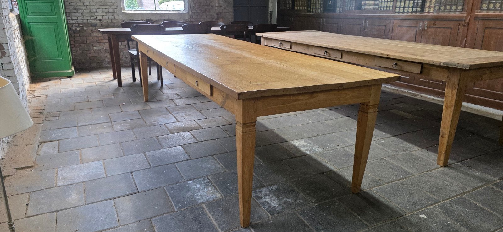 Authentieke boerentafel 3 meter lang, Huis en Inrichting, Tafels | Eettafels, Ophalen of Verzenden, Gebruikt