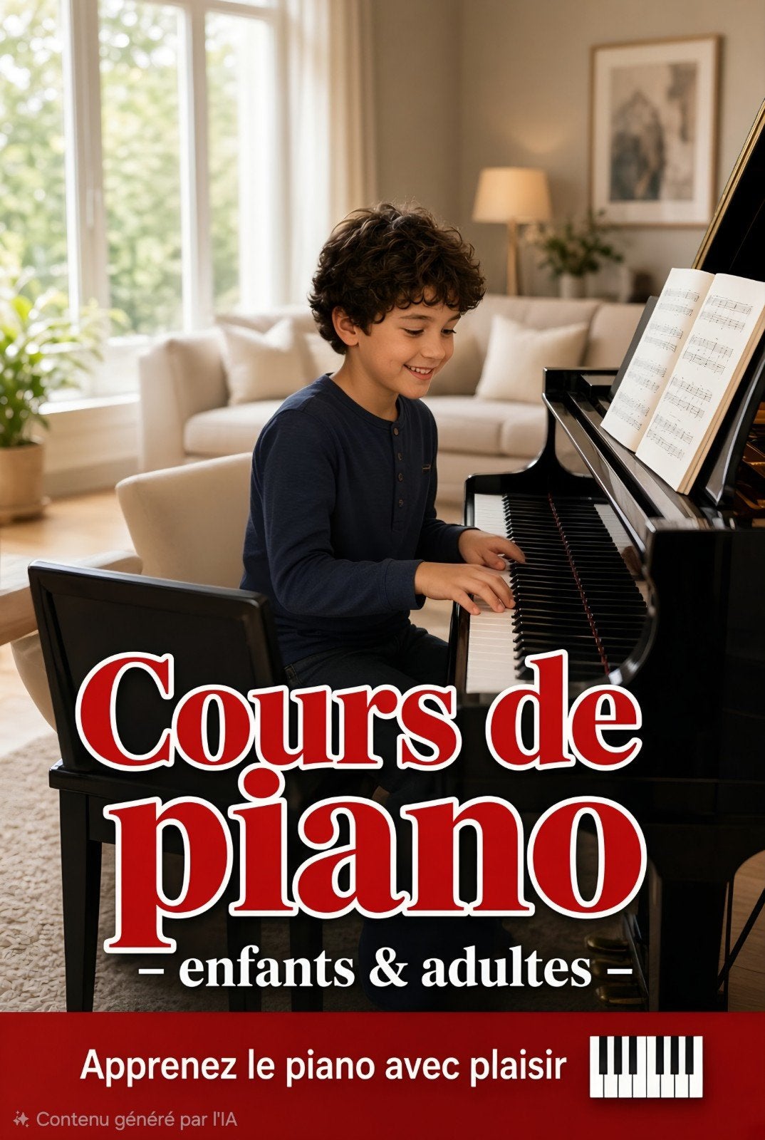 PROFESSEUR DIPLOMÉ DONNE COURS DE PIANO ENFANTS ET ADULTES, Enlèvement ou Envoi