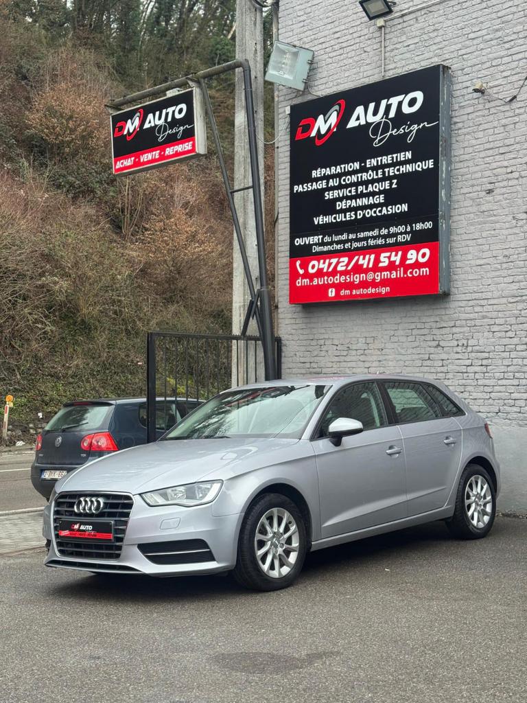Audi A3 Automatique 1.6 TDI 2015 Euro6b, Autos, Argent ou Gris, Entreprise, Carnet d'entretien, 5 portes
