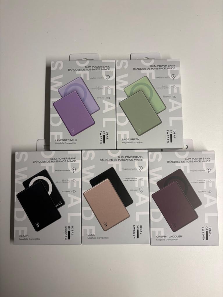 MagSafe powerbank Iphone IDEAL OF SWEDEN- 5000mAh, Telecommunicatie, Powerbanks, Ophalen, Nieuw