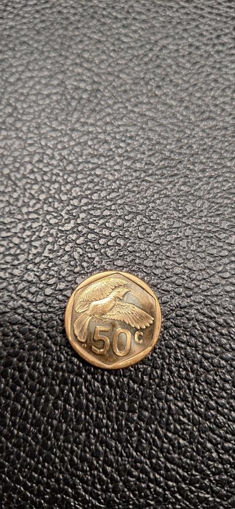 2#    Zuid-Afrika 50 cent 2024, Timbres & Monnaies, Monnaies | Afrique, Enlèvement ou Envoi, Afrique du Sud
