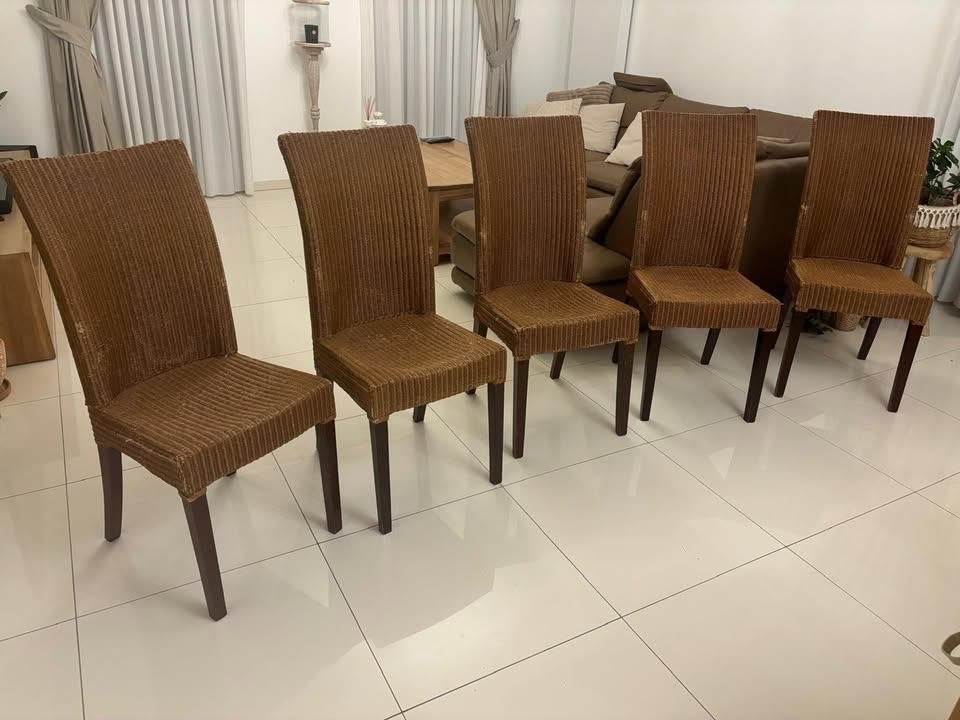Chaises en Loom Vincent Sheppard Il y a 8 chaises, Huis en Inrichting, Stoelen, Ophalen, Gebruikt