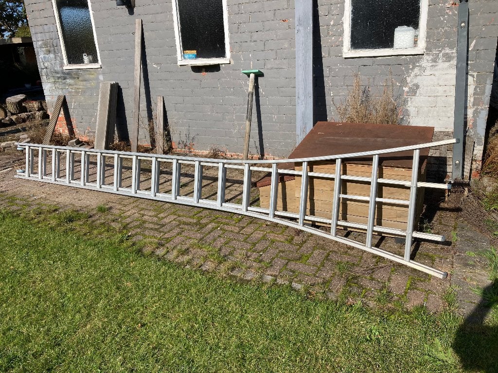 alu ladder, Ophalen, Gebruikt, Ladder, 4 meter of meer