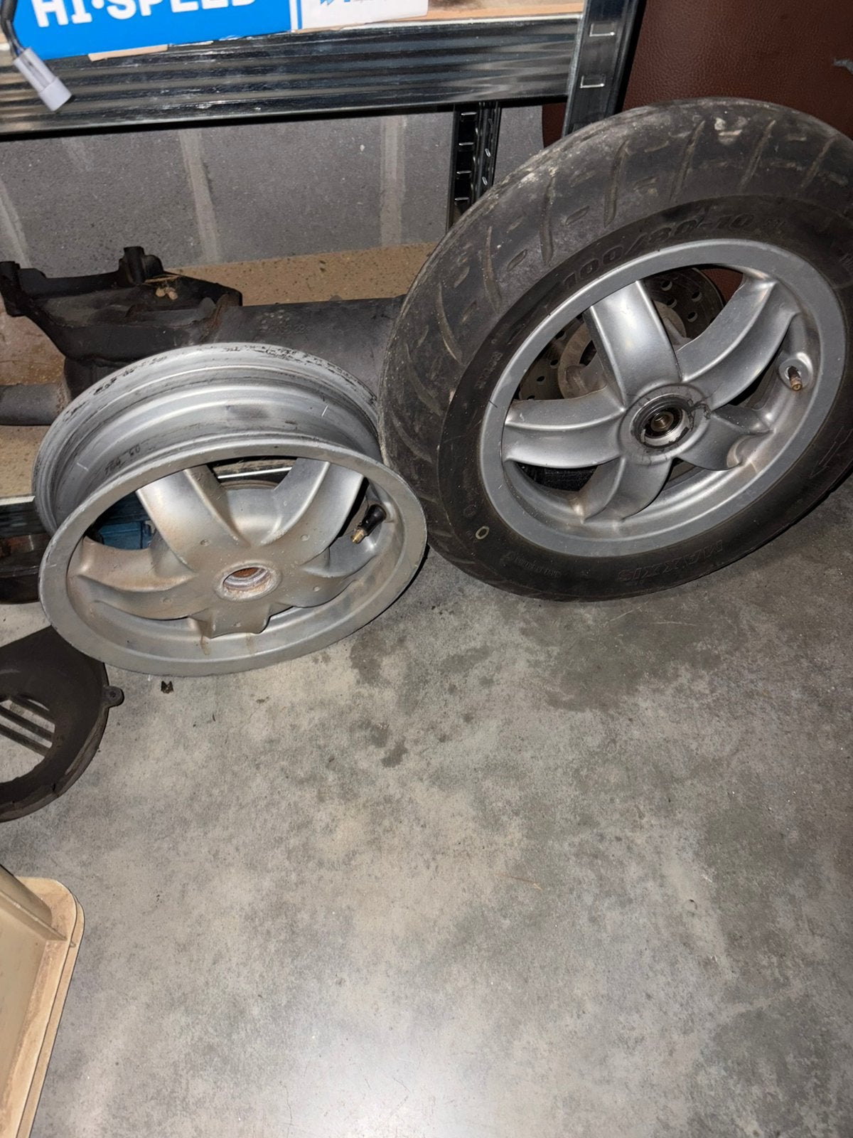 velgen set piaggio zip, Ophalen, Zo goed als nieuw