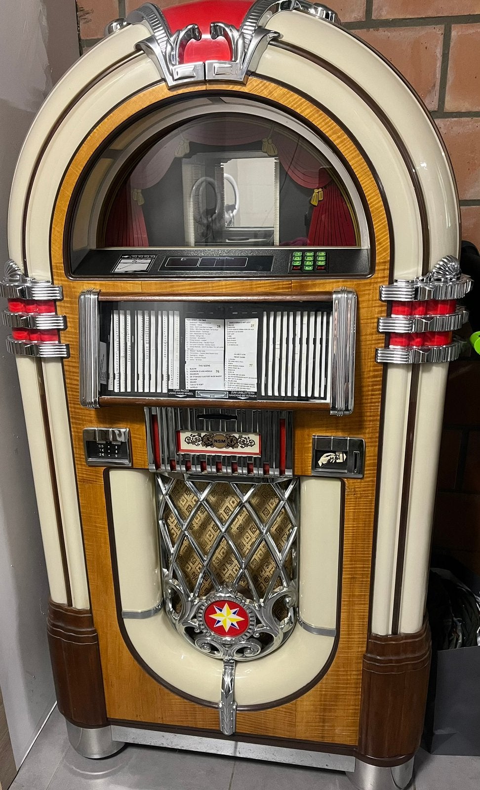 Jukebox NSM Nostalgia Gold, Verzamelen, Automaten | Jukeboxen, Ophalen, Gebruikt, 1970 tot heden, Overige merken