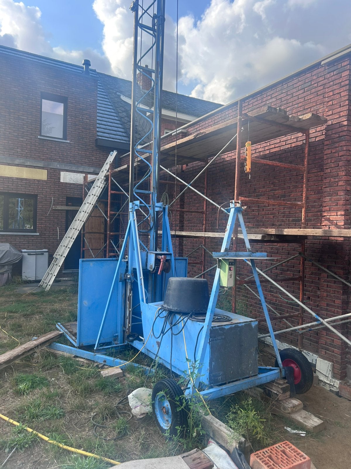 Bouwlift, Bricolage & Construction, Monte-charges, Enlèvement, Utilisé, Ascenseur de chantier