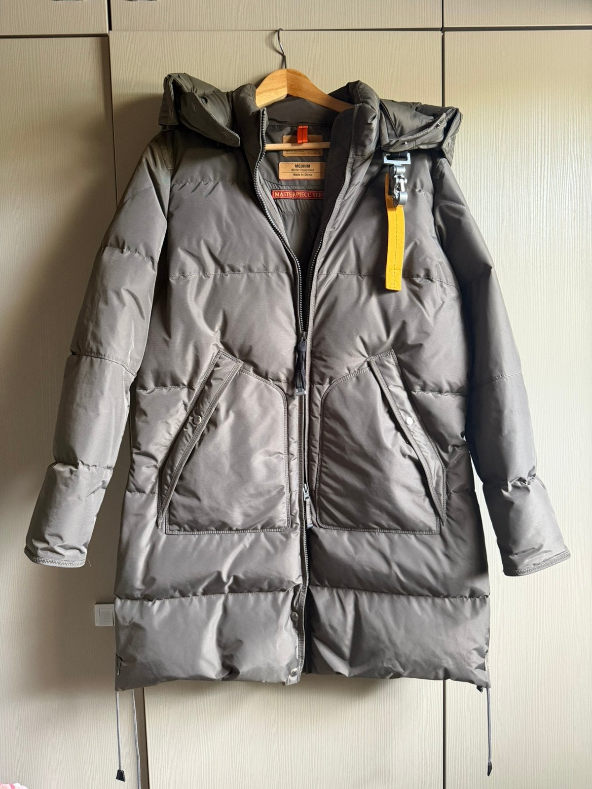 Parajumpers long bear khaki, Ophalen of Verzenden, Zo goed als nieuw, Maat 38/40 (M)