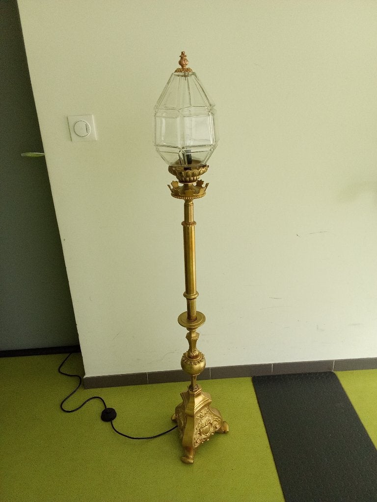 lampadaire vintage, Maison & Meubles, Lampes | Lampadaires, Hollywood regency, Enlèvement, Utilisé, 100 à 150 cm