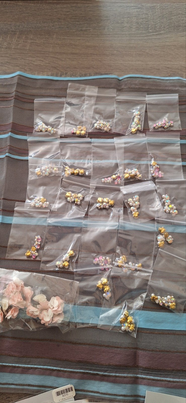 Pakket nieuw . 36stuk nail stickers en hoop nail strassteent, Ophalen of Verzenden