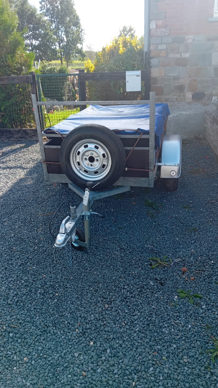 aanhangwagen 750 kg, met afdekzeil, Enlèvement