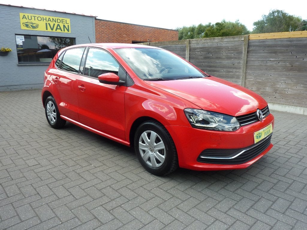 Volkswagen Polo 1.0i Comfortline à seulement 20 400 km ! ! !, Autos, Rouge, Achat, Euro 6, Entreprise