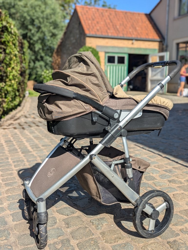 Beschrijving Te koop - 3 in 1 kinderwagen Noukie's €85, Enfants & Bébés, Enlèvement, Utilisé, Poussette