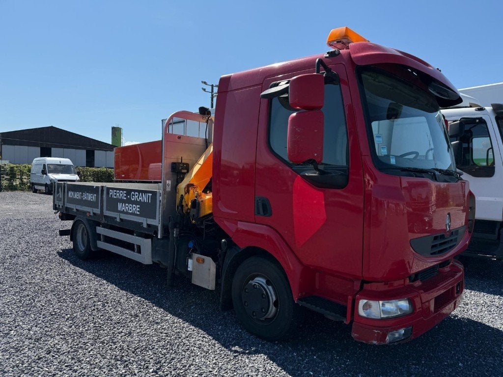 Renault Midlum *Grue Effer 62-3S* 4X2, Autos, Camions, Rouge, Essai à domicile, Achat, Entreprise
