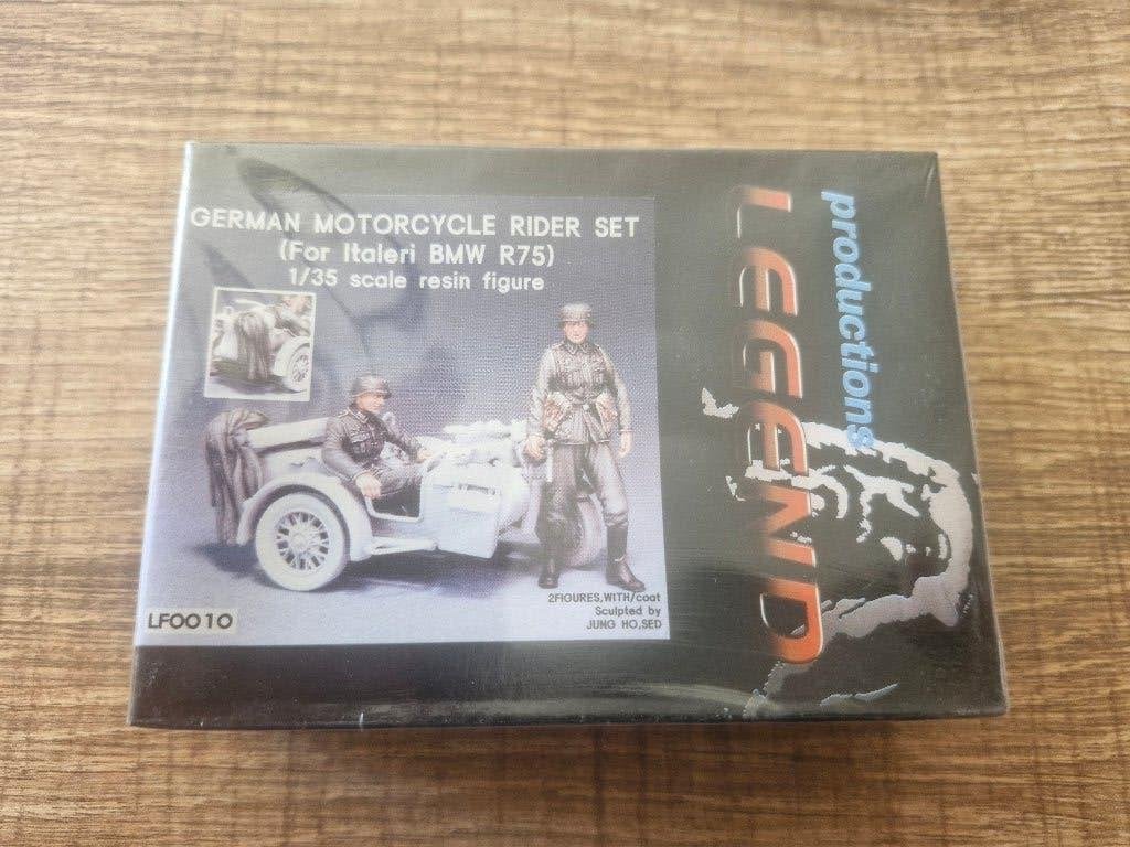 Legend 1/35 German Motorcycle Set 2 Fig. for Italeri BMW R75, Enlèvement ou Envoi, Neuf, 1:35 à 1:50, Personnage ou Figurines