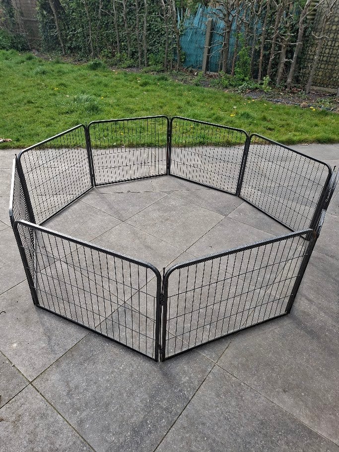 Ren (honden, konijn, cavia), Ophalen, Gebruikt, Hondenren