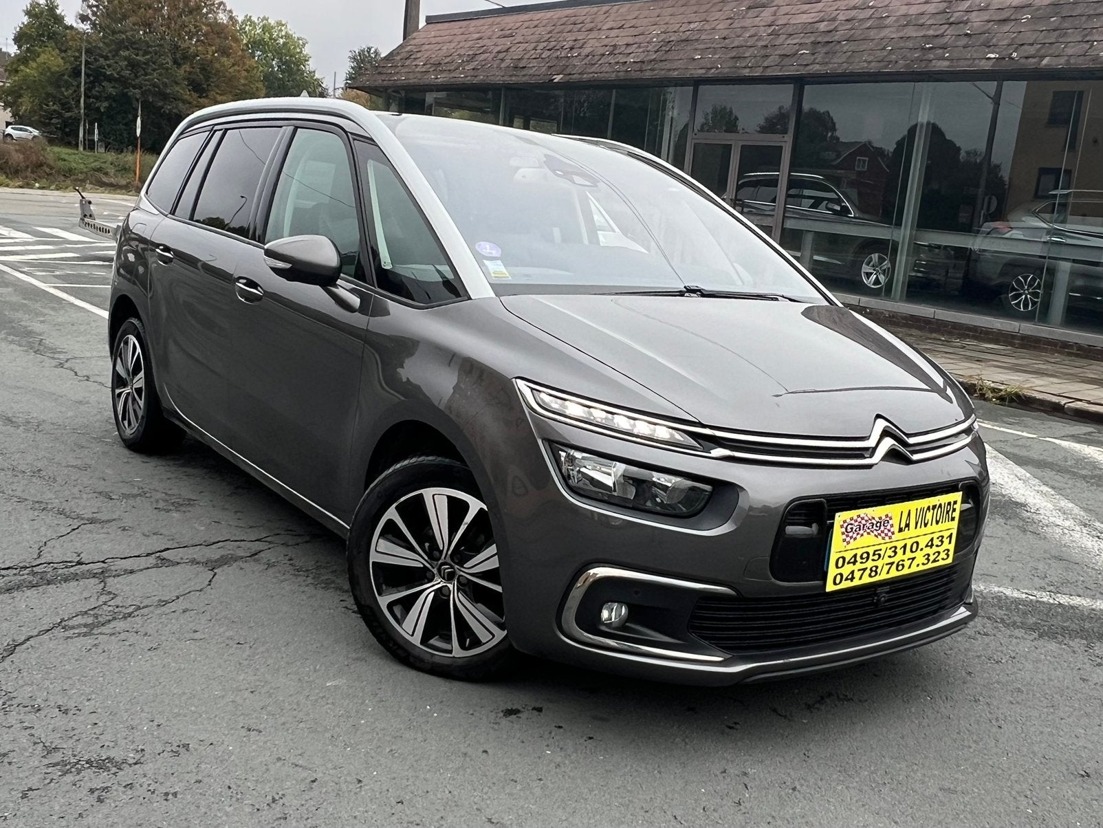 Citroën C4 Grand Spacetourer 5Places 2019année 0032478767323, Auto's, Voorwielaandrijving, Euro 6, 1199 cc, Leder en Stof