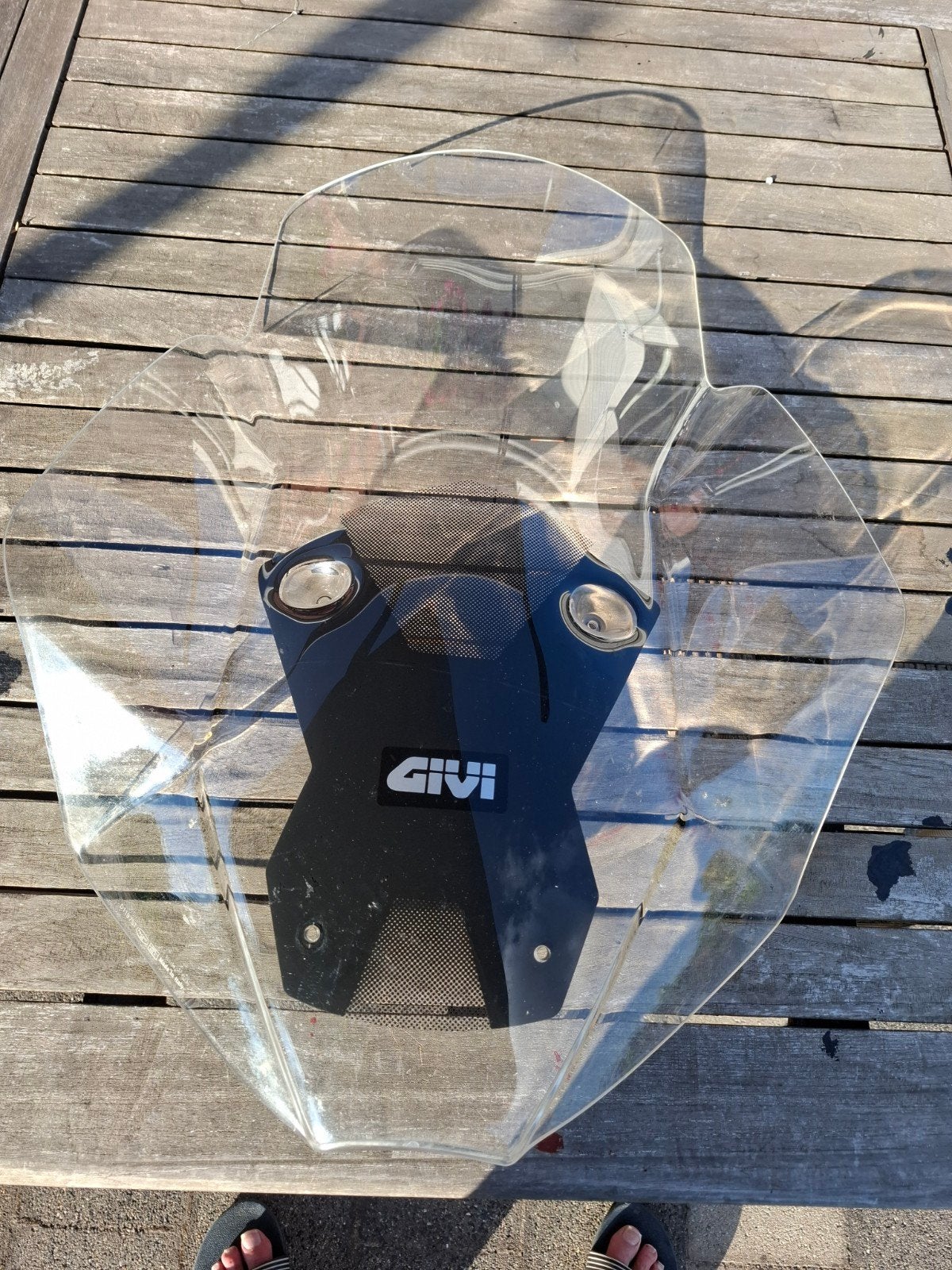 windscherm Honda ADV 350 verhoogd transparant, Motoren, Ophalen, Gebruikt