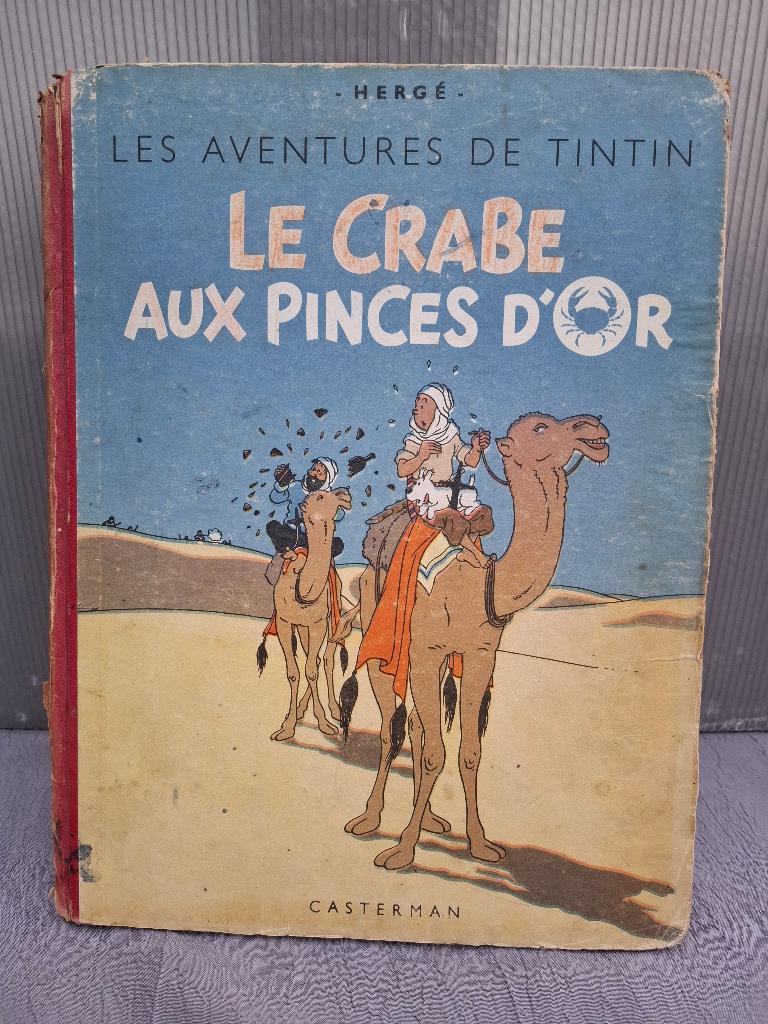 TINTIN LE CRABE AUX PINCES D'OR DR 1943 A22 HERGE CASTERMAN, Livres, Une BD, Enlèvement, Utilisé, Hergé