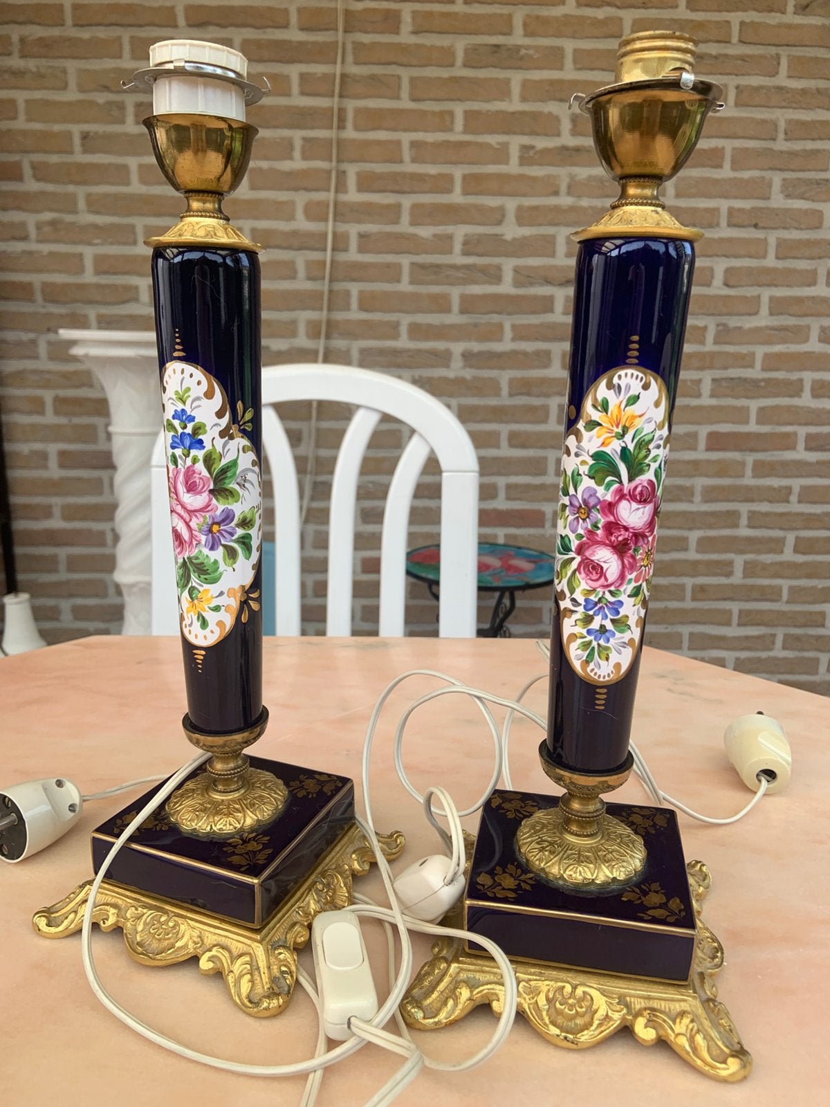 Lampes de chevet Napoleon trois., Enlèvement, Autres matériaux