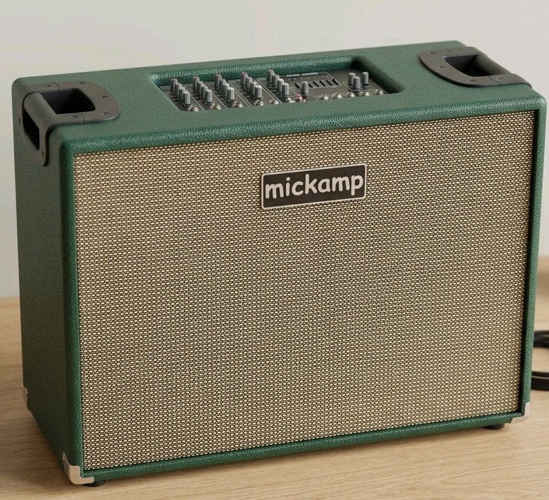 Enige exemplaar van Mickamp Stereo Versterker, Muziek en Instrumenten, Versterkers | Bas en Gitaar, Ophalen, Gebruikt, 100 watt of meer