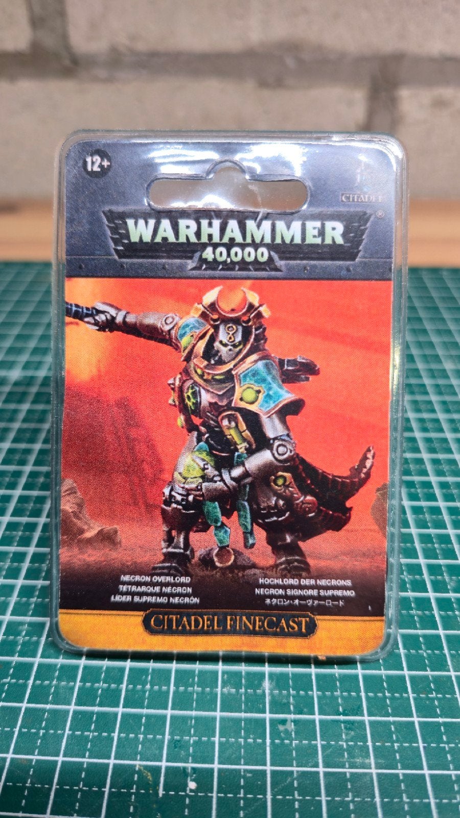 Necron Overlord Warhammer 40.000 (OOP, finecast), Hobby en Vrije tijd, Wargaming, Ophalen of Verzenden, Nieuw, Warhammer 40000