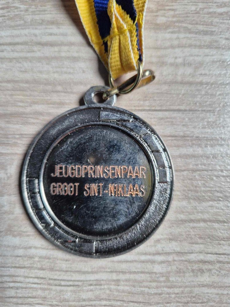 Carnaval medaille Sint - Niklaas Jeugdprinsenpaar, Ophalen of Verzenden