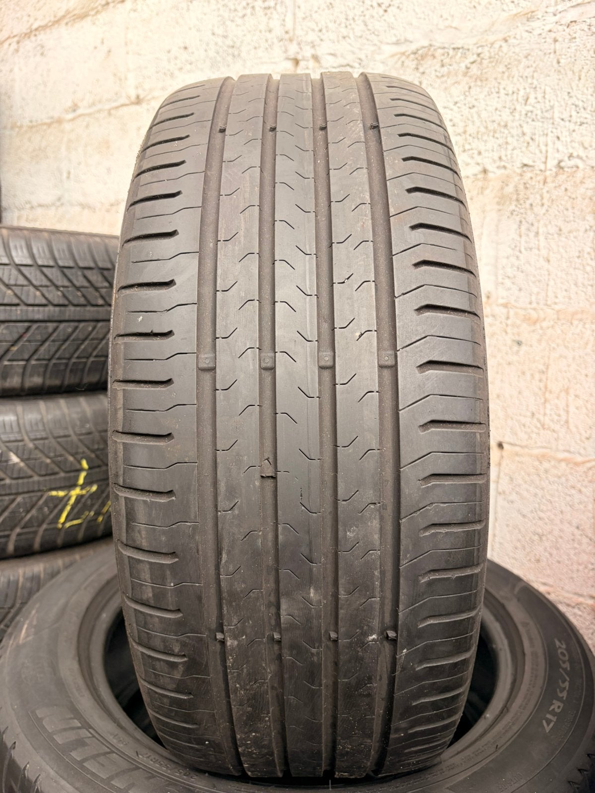 225 50r17 continental avec montage et équilibrage, Enlèvement, Utilisé