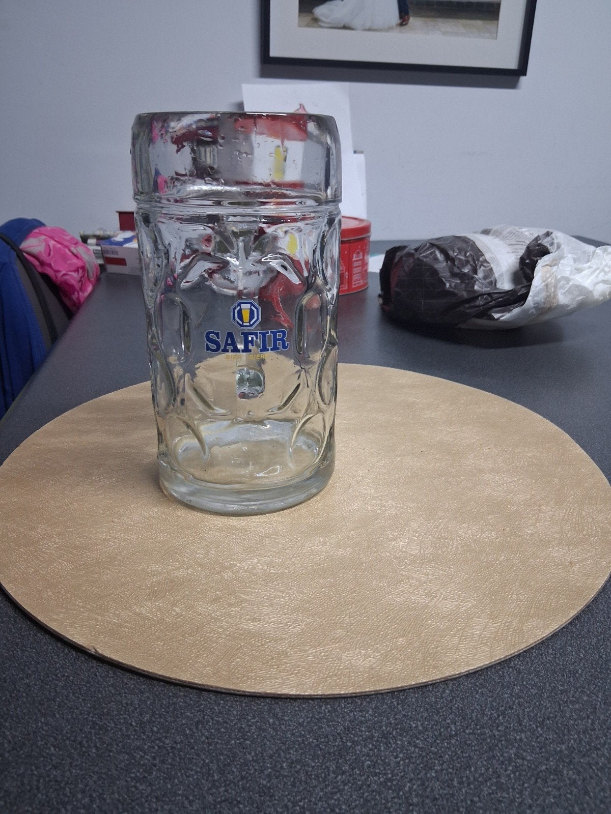 bierglas safir, Ophalen, Bierglas