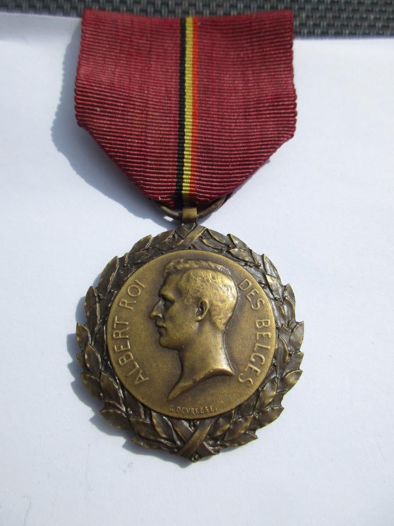 belgische medaille, Verzamelen, Militaria | Algemeen, Ophalen of Verzenden