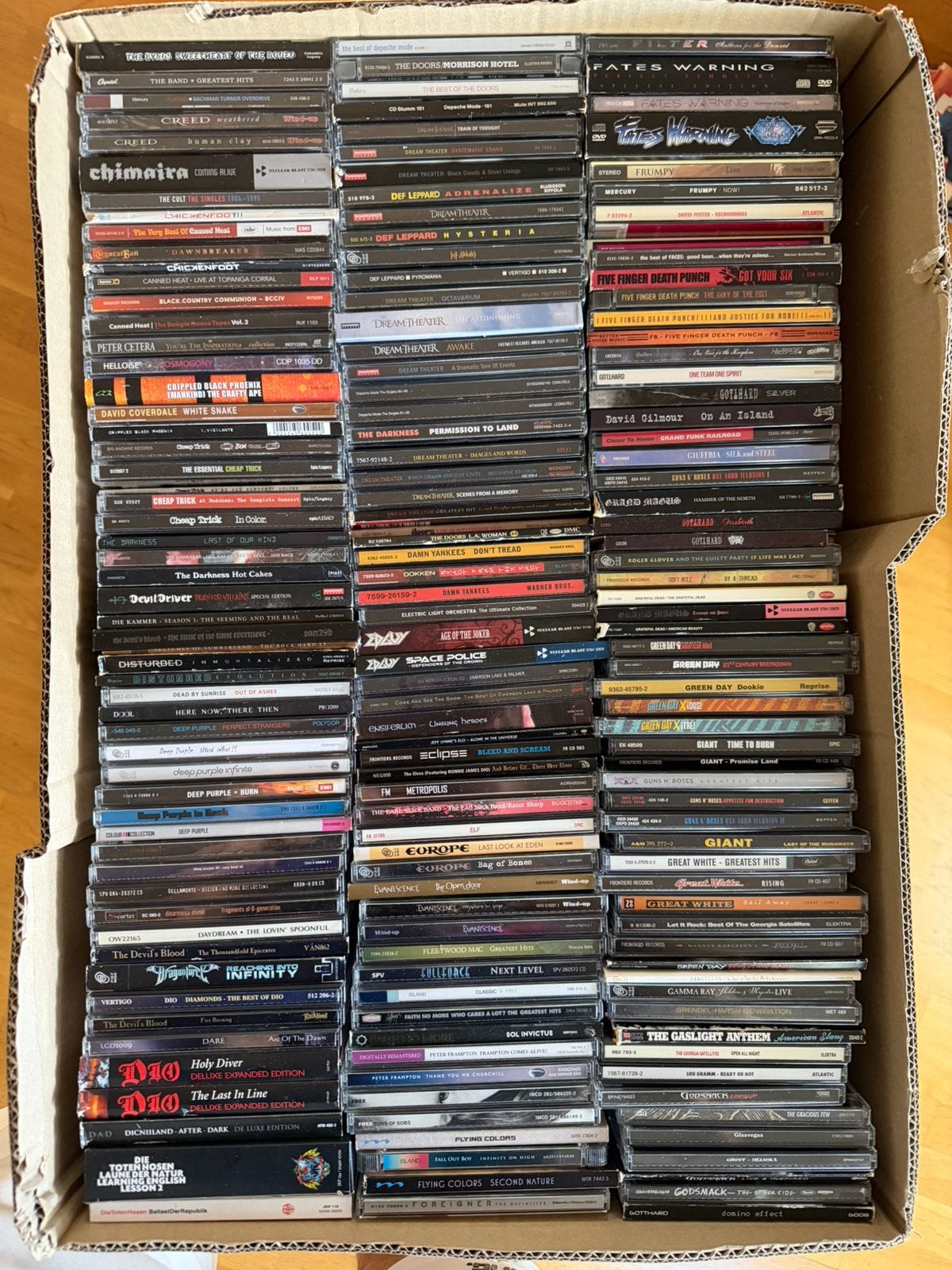 830 metal/prog/hard rock/aor/power/.. metal te koop, Envoi, Metal