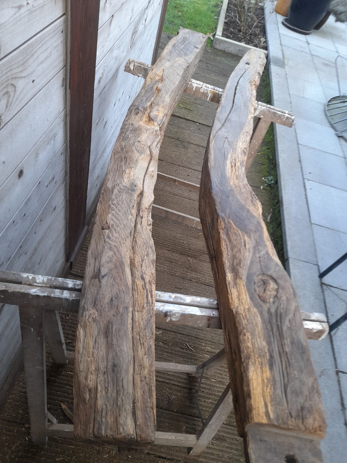 eiken balken, Tuin en Terras, Ophalen, Balken
