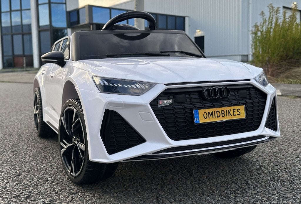 Kinder Auto Audi RS6 12v Bleutooth / Leder / RC, Enlèvement ou Envoi, Neuf
