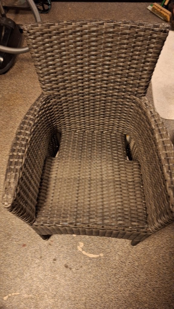 Tuinstoelen (3 Stuks), stapelbaar, Ophalen, Gebruikt, Kunststof, Stapelbaar