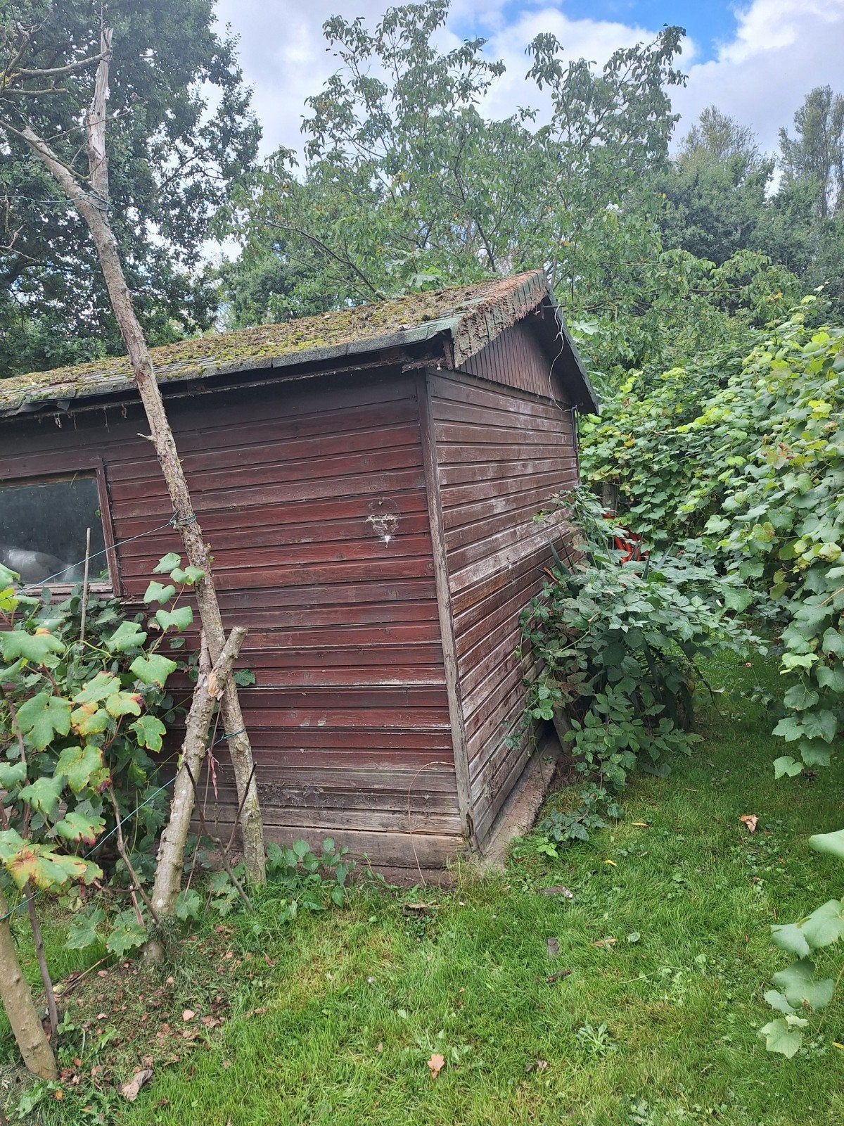 tuinhuisje, Ophalen