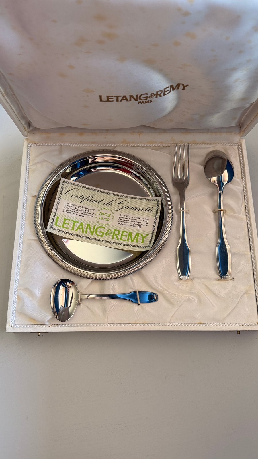 vintage set van Letang & Remy Paris originele doos, Antiek en Kunst, Ophalen of Verzenden