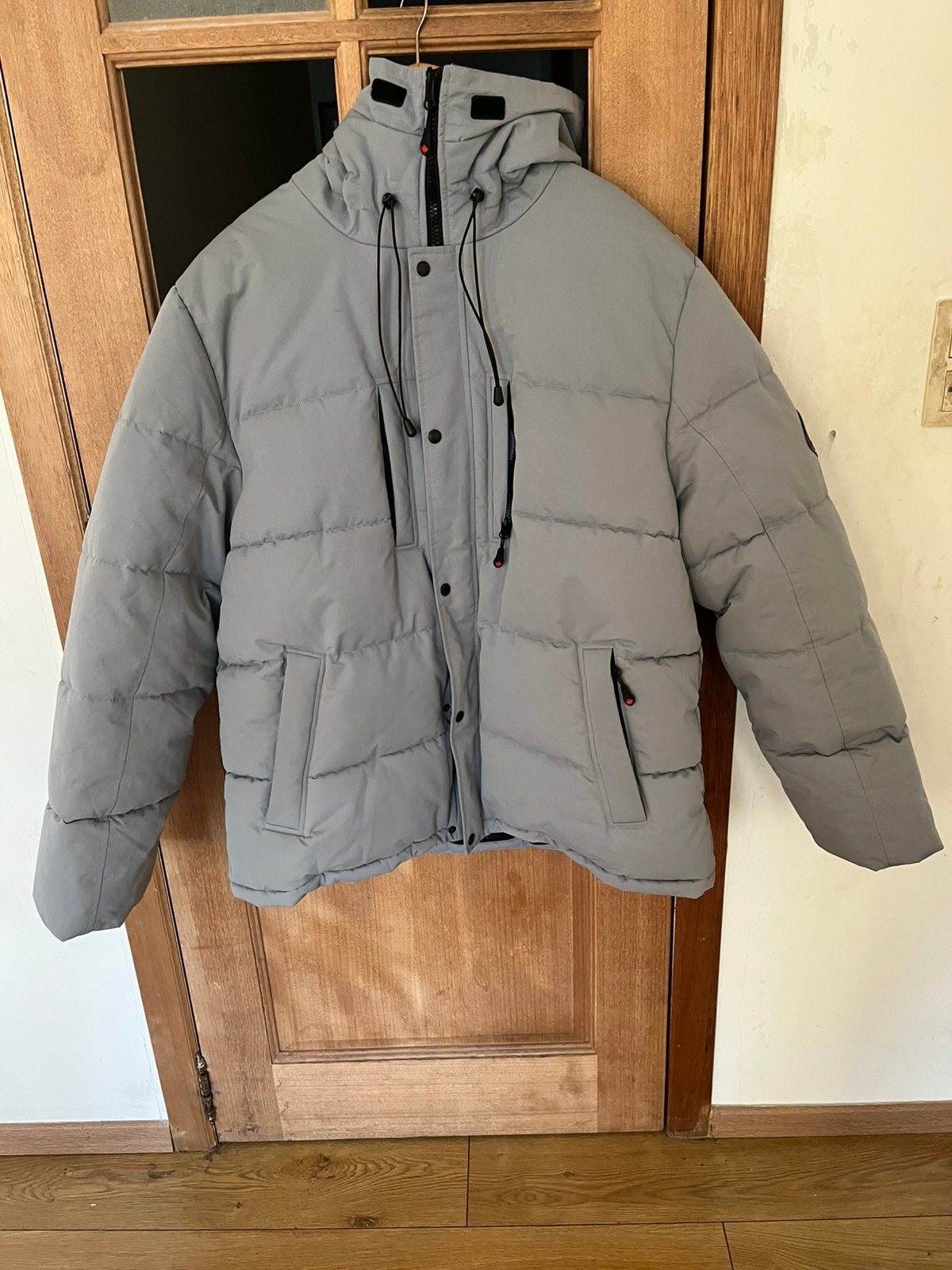 Zavetti Canada Lichtgrijze Pufferjas / Winterjas – Maat XXL, Enlèvement, Comme neuf, Autres tailles, Gris