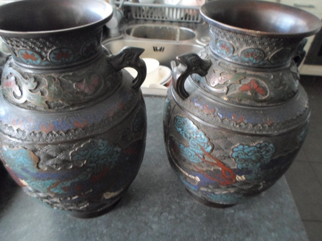 koppel chinese vazen, Ophalen of Verzenden