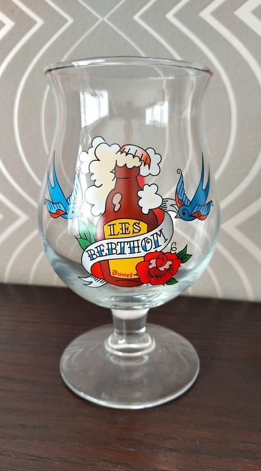 Duvel glas 'Les Berthom tattoo' 2020, Enlèvement ou Envoi, Verre à bière